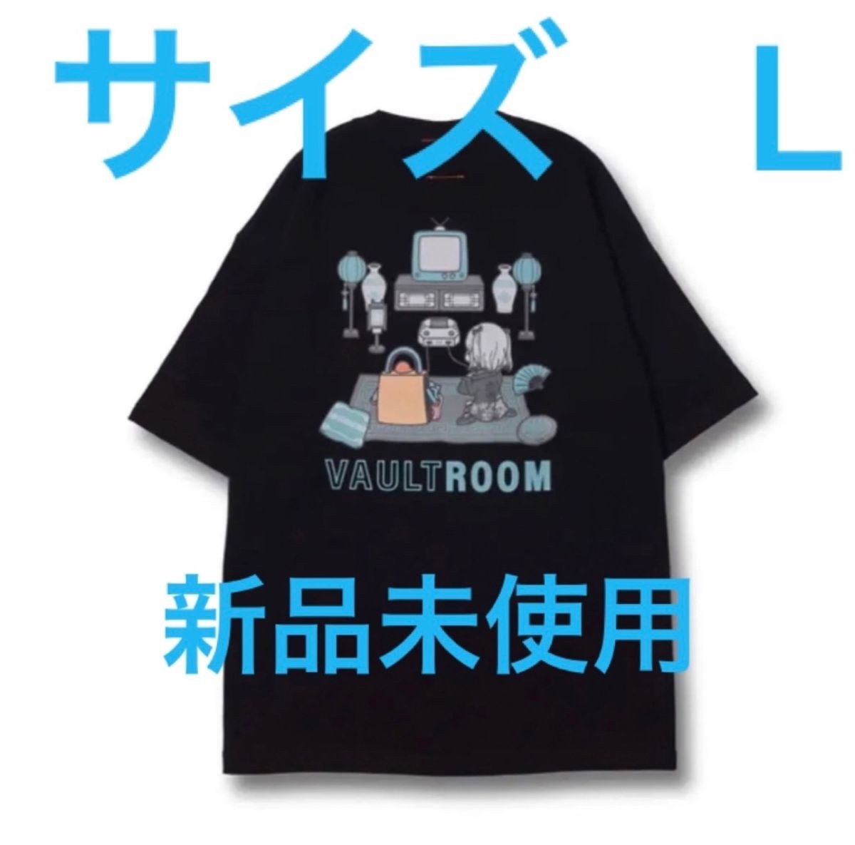 アップル 【新品】XL ブラック vaultroom 猫麦とろろ コラボTシャツ