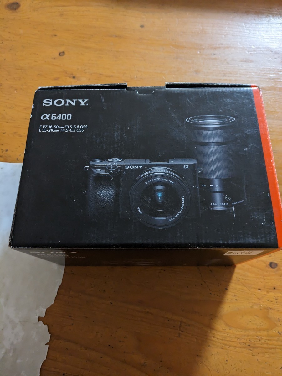 2022秋冬新作】 SONY α6400 ILCE-6400Y(B) ダブルズームレンズキット