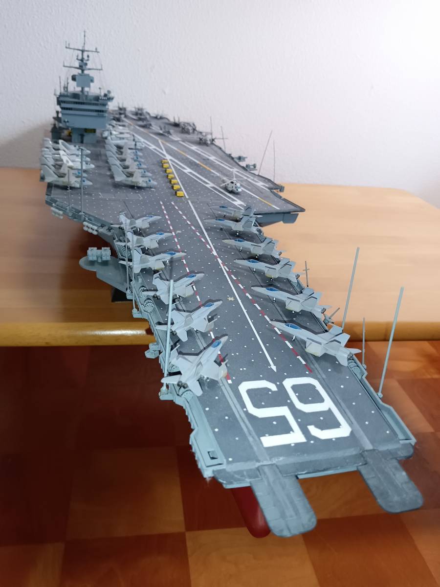 完成品 1/350 タミヤ模型 ☆ エンタープライズ ビッグE アメリカ海軍