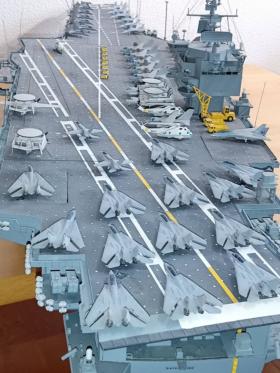 完成品 1/350 タミヤ模型 ☆ エンタープライズ ビッグE アメリカ 完成品 1/350 タミヤ模型 ☆ エンタープライズ ビッグE アメリカ