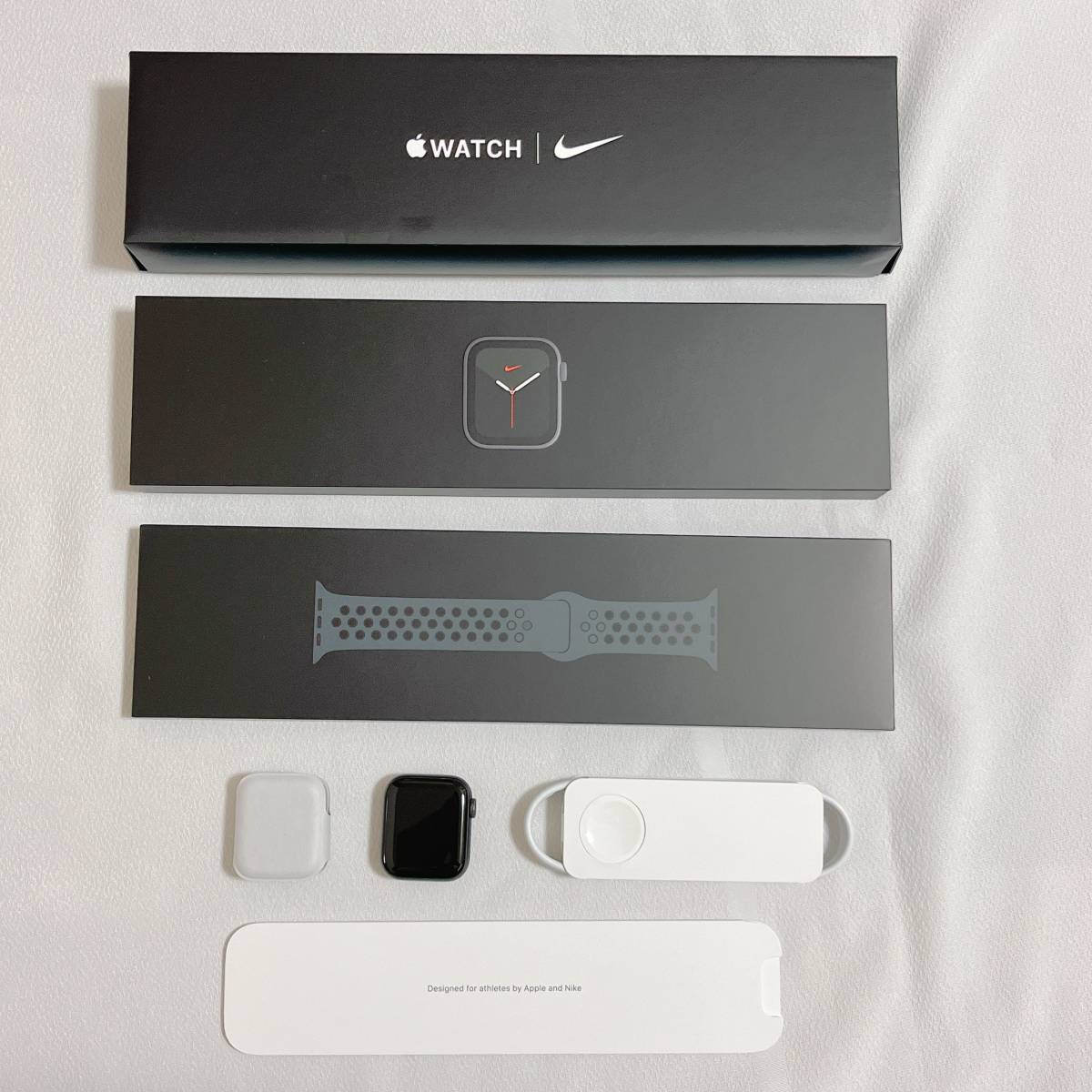 数量限定】 【美品】Apple Watch Nikeスポーツバンド ブラック