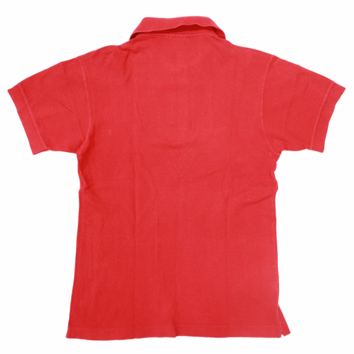 かわいい！ 70's LACOSTE フランス製 赤 コットン 2 ポロシャツ