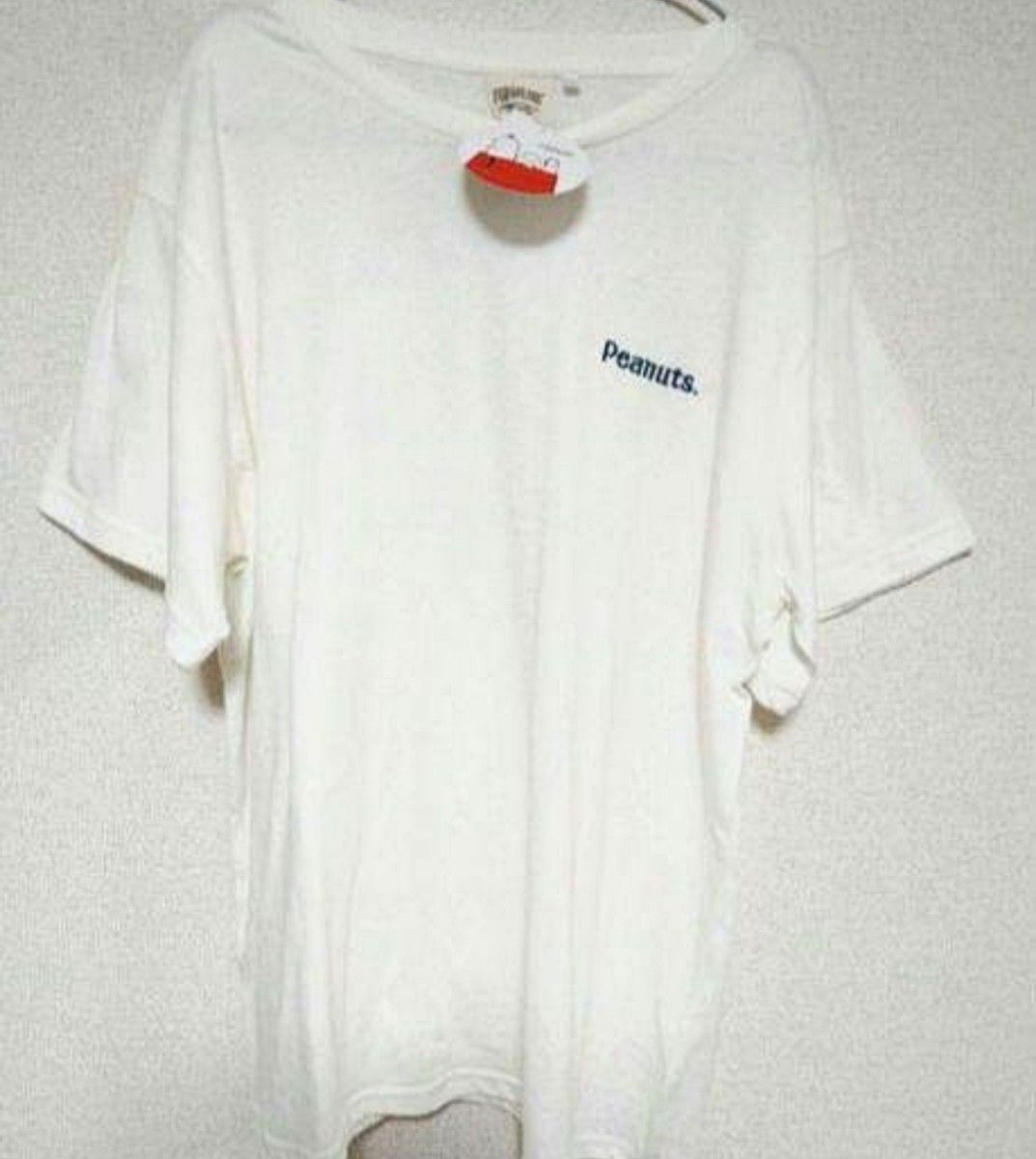 スヌーピー　PEANUTSファミリー　Tシャツ　半袖　メンズXL　W