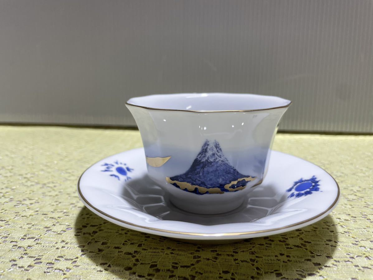 未使用) ROYAL COPENHAGEN ロイヤルコペンハーゲン 絹谷幸二 青富士