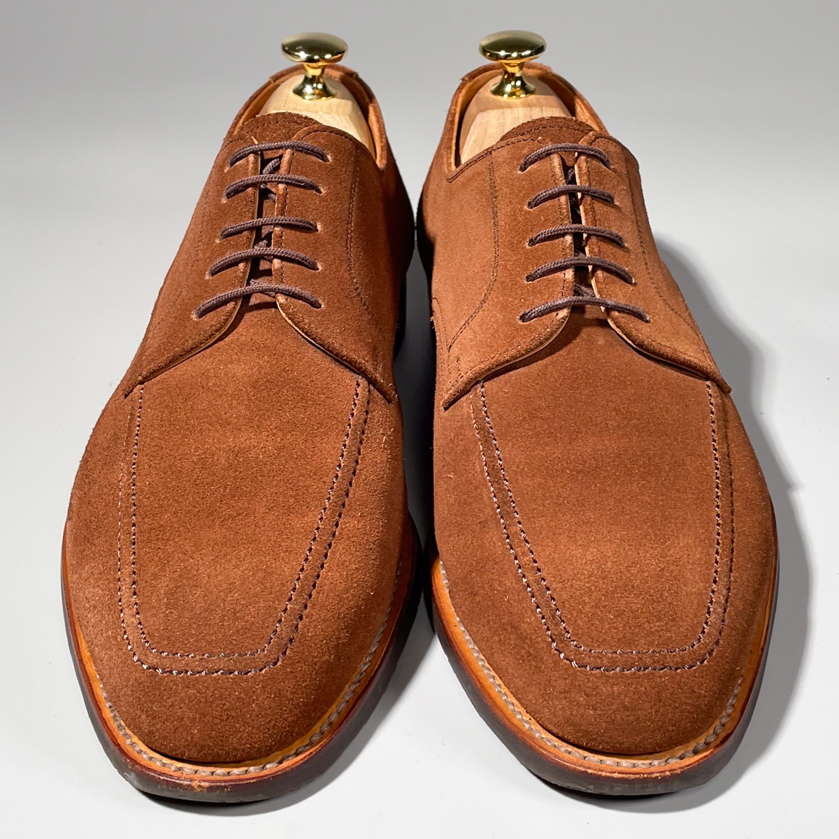 即決 SCOTCH GRAIN スコッチグレイン Uチップ ブラウン 茶色 メンズ 本革 スエード 革靴 25cm ビジネスシューズ フォーマル 紳士靴 A1755_画像3