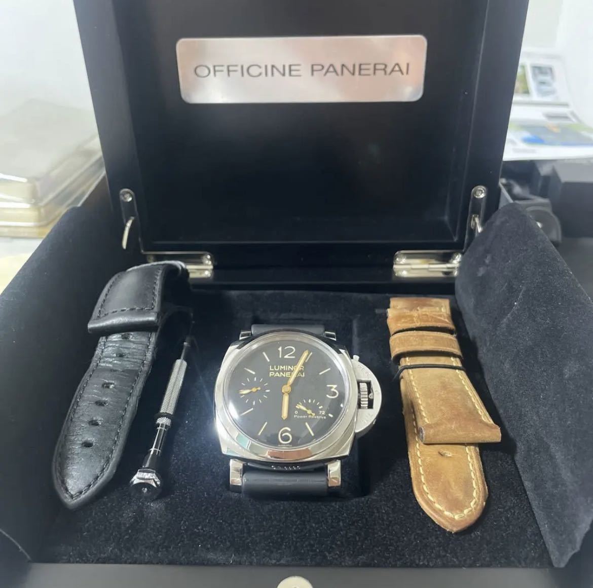 最高の オレンジ パネライ PANERAI ◇ベルトのみ◇ ラバーベルト