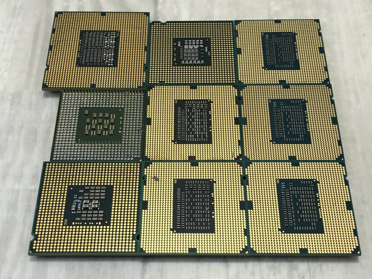 ☆ Intel インテル CPU まとめ PC パソコン 9個 i7-920 i5-2500 E8600など 【 現状品 】 （PN-3I2） ☆_画像2