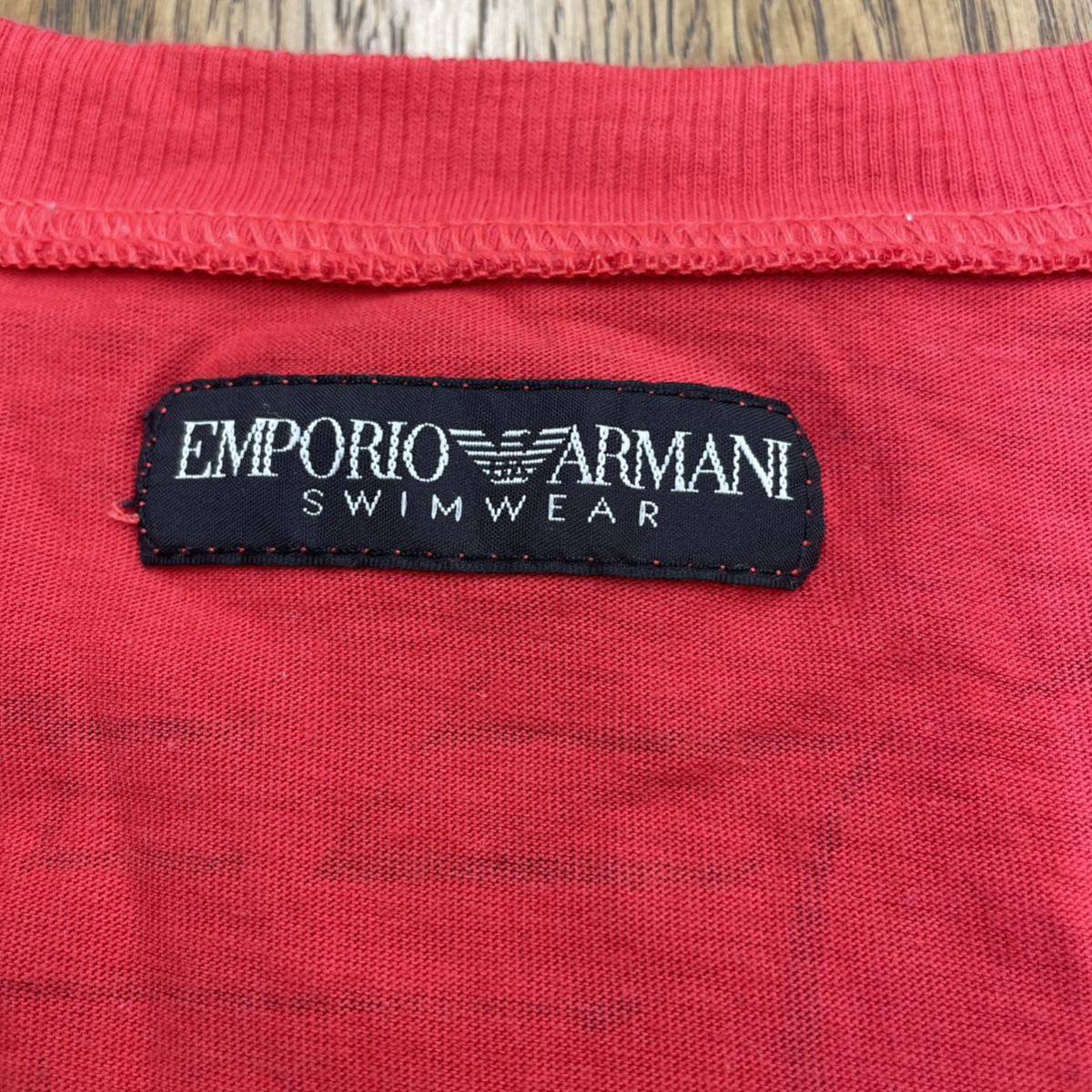 EMPORIO ARMANI SWIMWEAR Tシャツ 半袖Tシャツ エンポリオアルマーニ VネックTシャツ_画像5