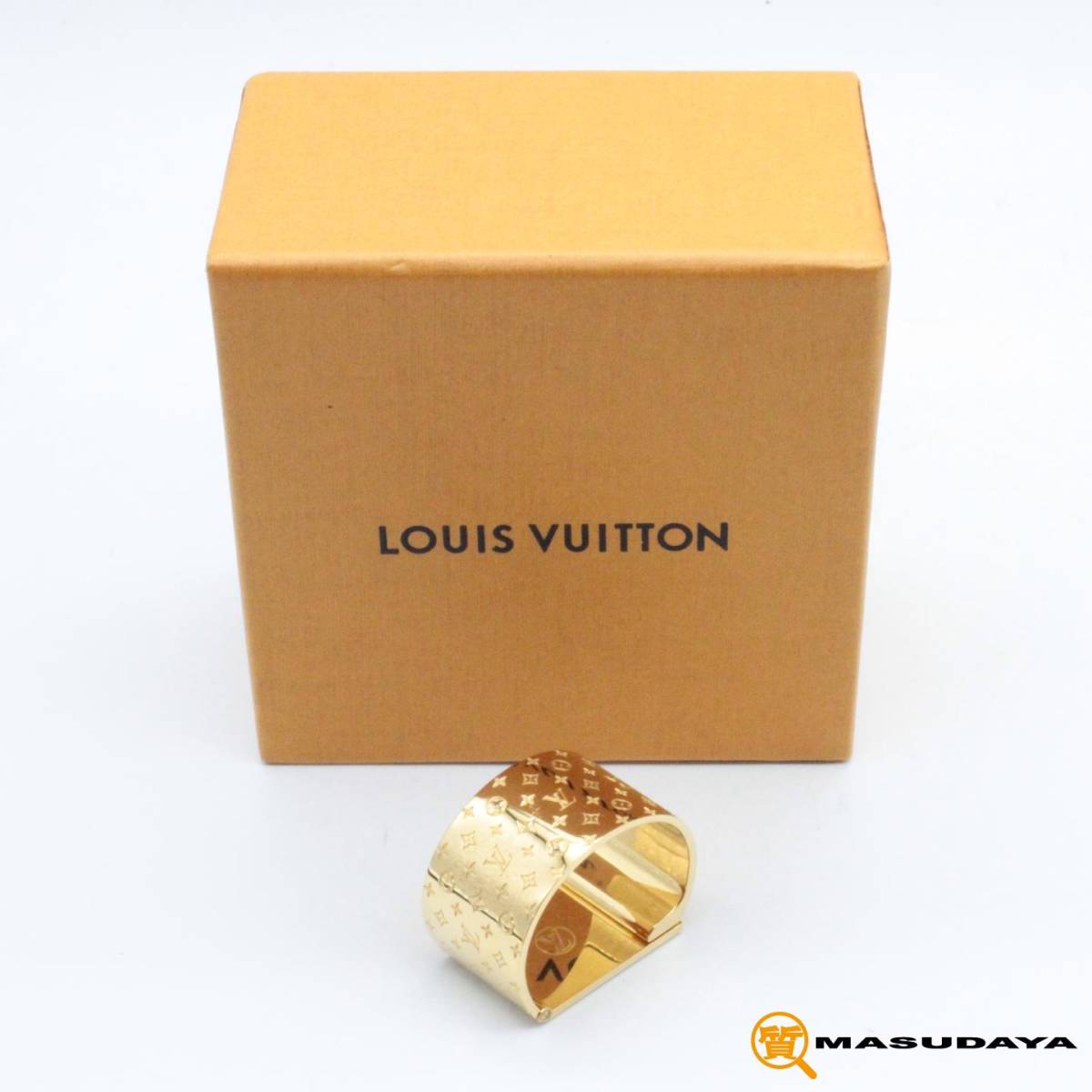 ◆◇【美品】LOUIS VUITTON ルイヴィトン テキスタイル ブローチ ナノグラム スカーフリング M00226◇◆