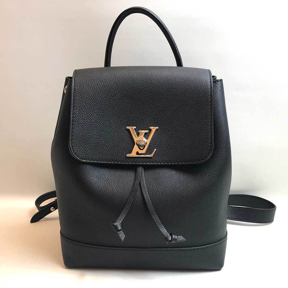 ルイヴィトン バックパック リュック ロックミー ノワール ブラック系 レザー M41815 ABランク LOUISVUITTON 中古 六甲道店_画像1