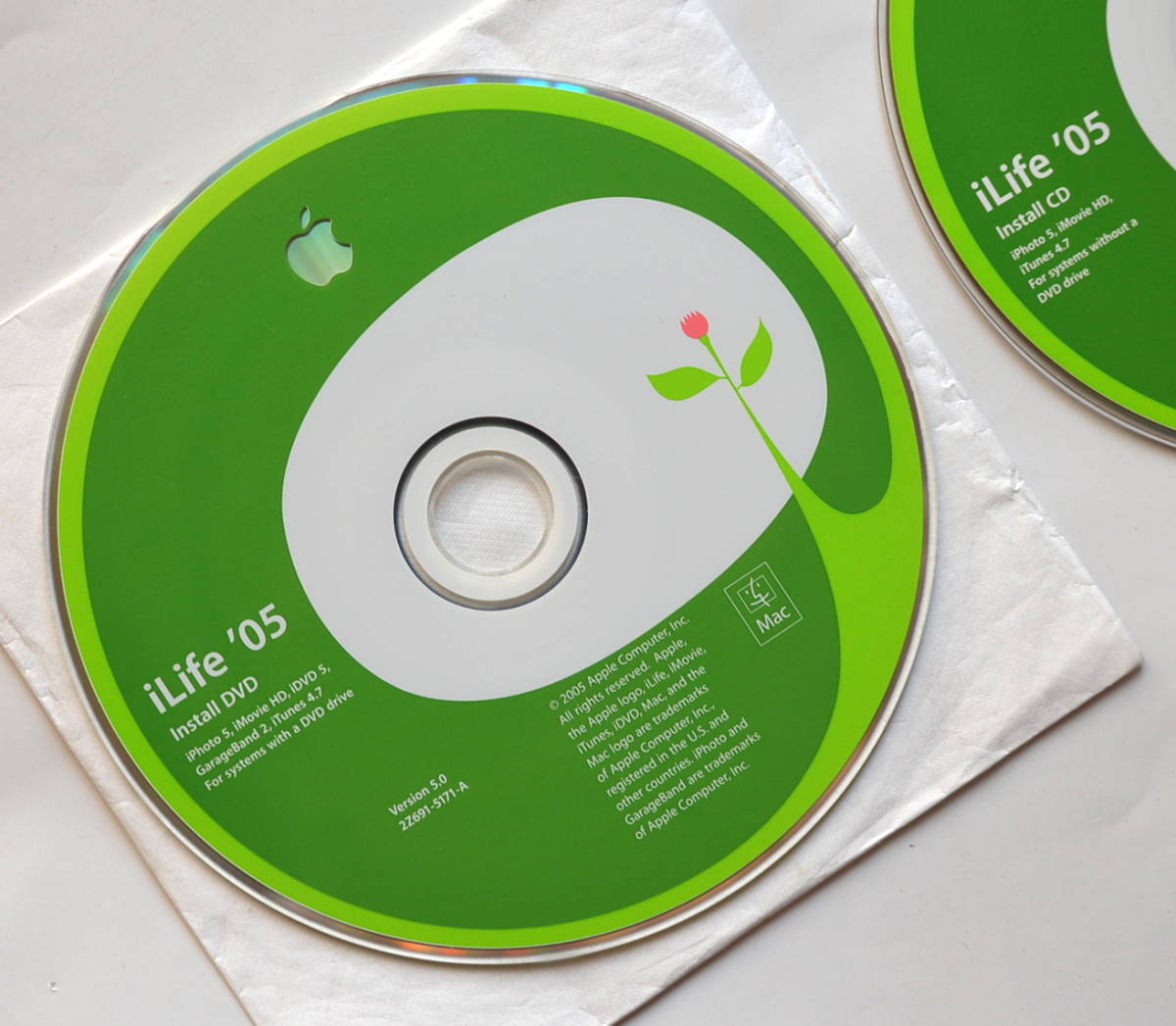 iLife '05 iPhoto iMovie iDVD GarageBand iTunes For Mac OSX 10.3.4以降 G3 400MHz以降_画像2