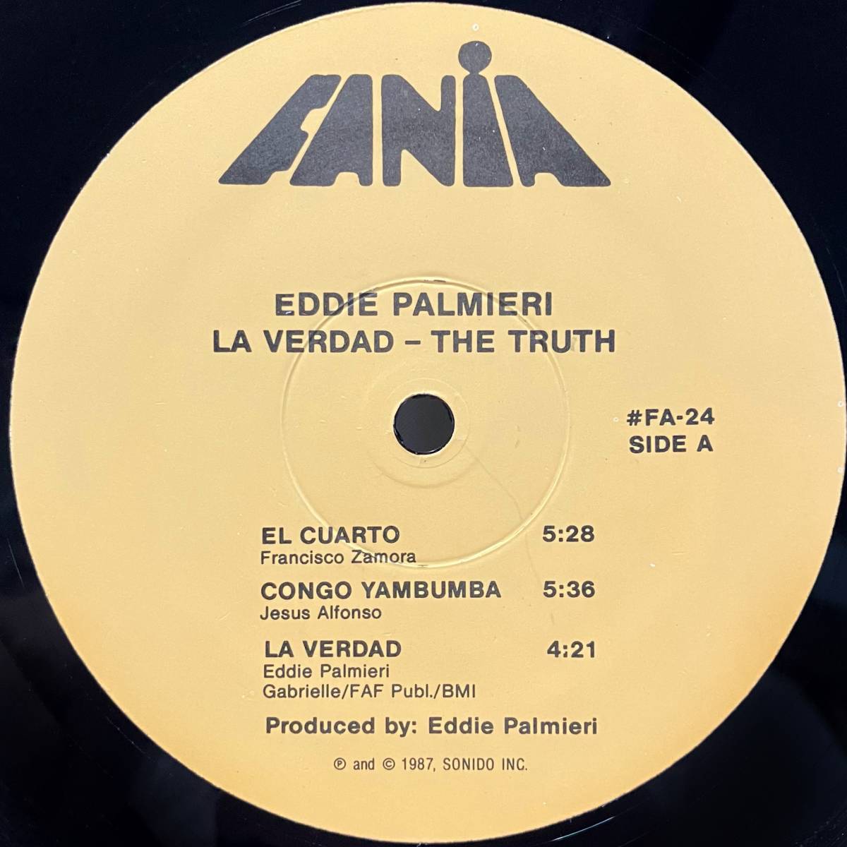  прослушивание! прекрасный товар * killer cальса * латиноамериканский Jazz warutsuEDDIE PALMIERI / LA VERDAD - THE TRUTH (FANIA) latin jazz salsa descarga