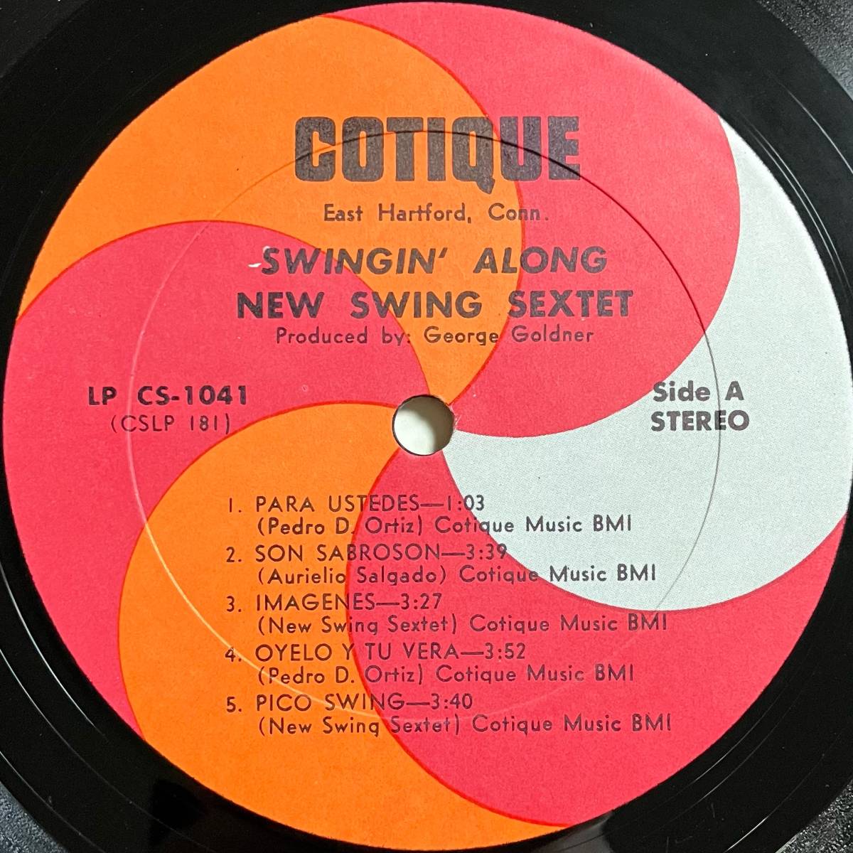 試聴！特価◆My Favorite ThingヴァイブラテンジャズカヴァーTHE NEW SWING SEXTET / SWINGIN' ALONG (COTIQUE) ラテン サルサ latin salsaの画像3