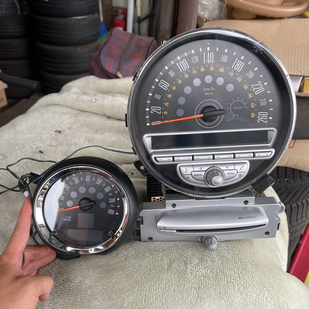 BMW MINI R56 スピードメーター タコメーター 社外メモリ ミニクーパー 3ドア item details | Yahoo! JAPAN Auction | One Map by FROM JAPAN