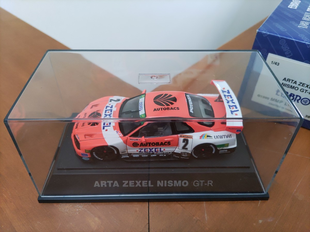 ☆ 稀少品！プレミアム商品！エブロ1/43 ARTA ZEXEL NISMO GT-R (R34) #2 JGTC 1999年シーズン ☆_画像1