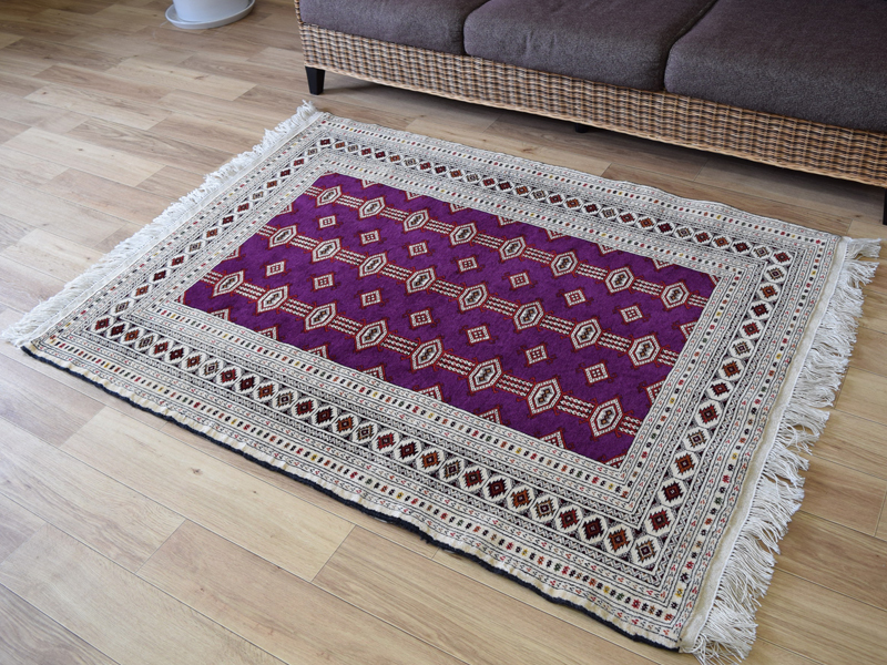 新品 ペルシャ 部族絨毯 トルクメン 150 x 116 cm No.P181 縦1.5 新品 ペルシャ 部族絨毯 トルクメン 150 x 116 cm No.P181 縦1.5
