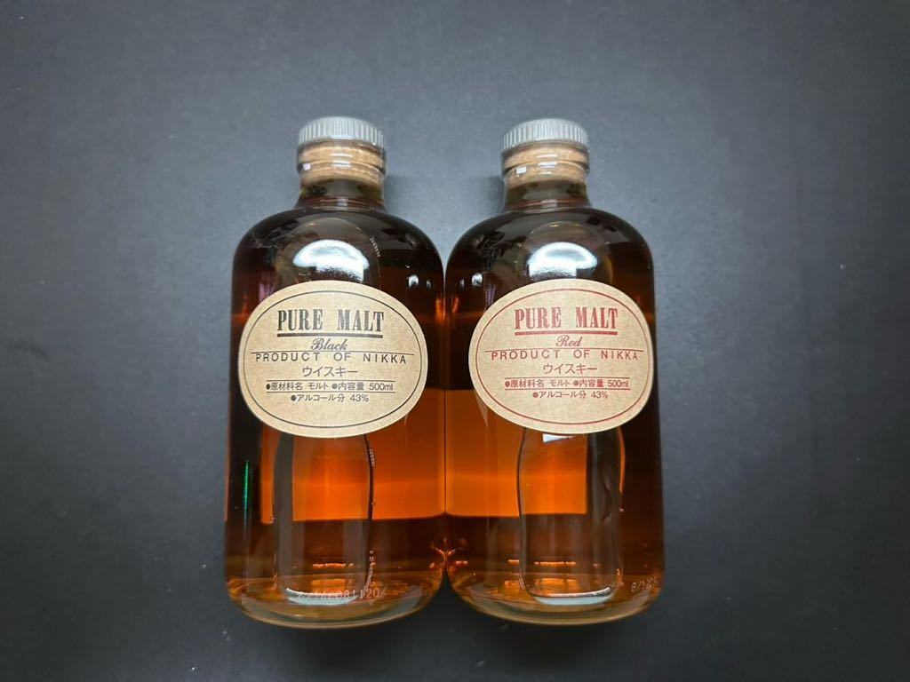 2本セット】 NIKKA ニッカ 余市蒸溜所限定 ピュアモルトブラック