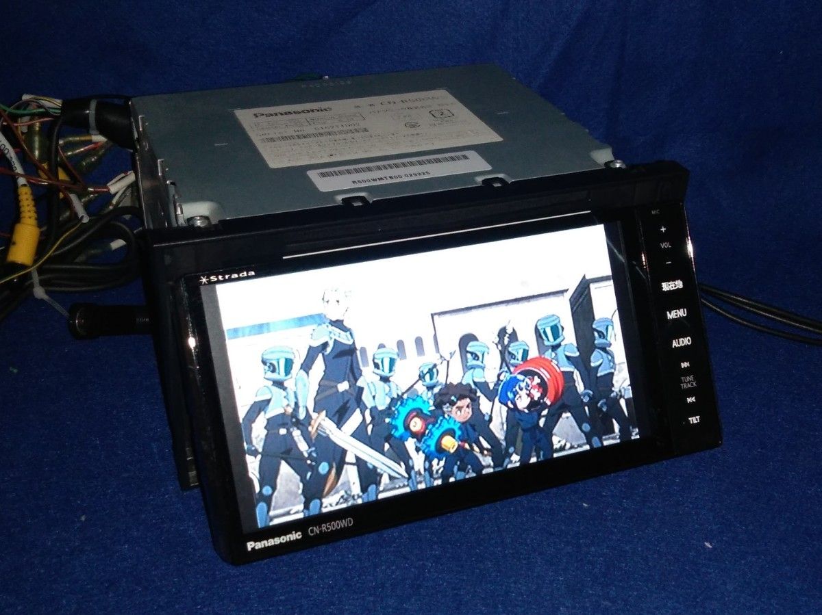 【動作良好】CN-R500WD パナソニック 200mmワイド  メモリーナビ DVD再生 SDカード