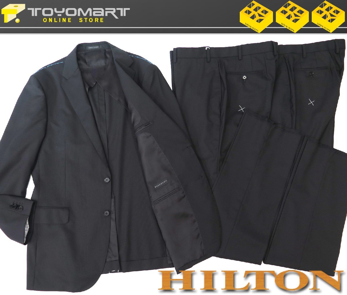 新発売 5099○HILTON ヒルトン○T93914 新品 スタイリッシュスーツ