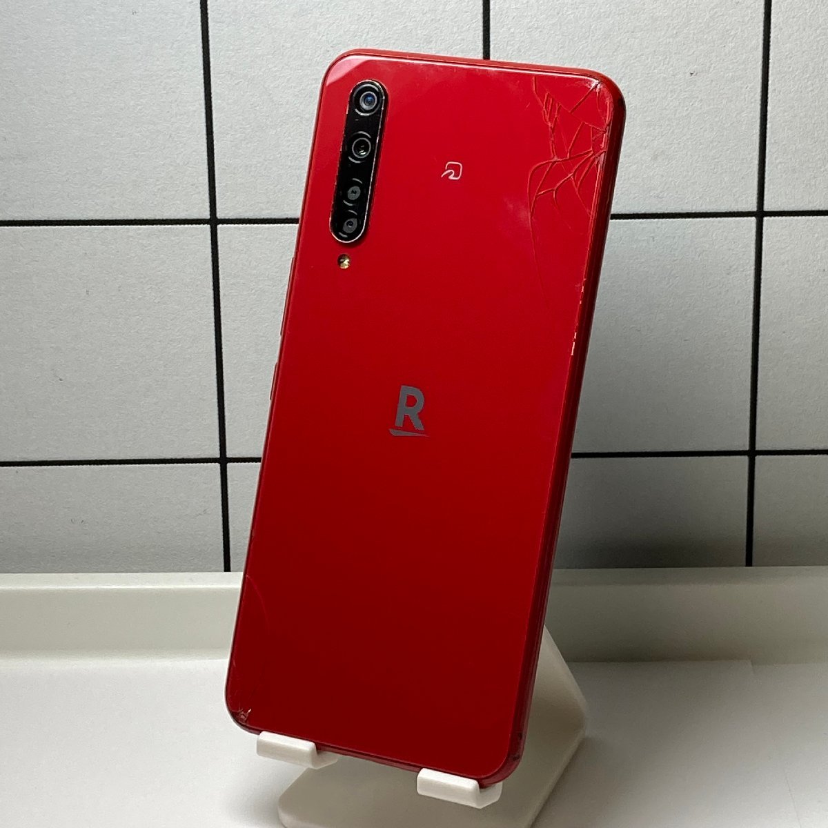 訳あり RAKUTEN BIG ZR01 クリムゾンレッド 128GB 楽天モバイル eSIM