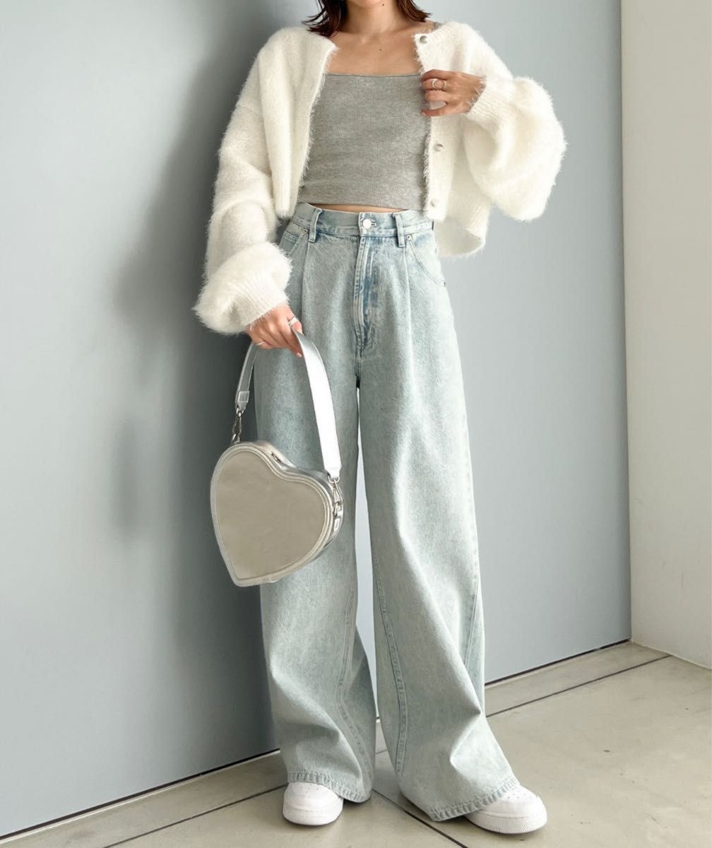新品未使用タグ付き】〔Heather〕ラメニットショート 新品未使用タグ付き】〔Heather〕ラメニットショート