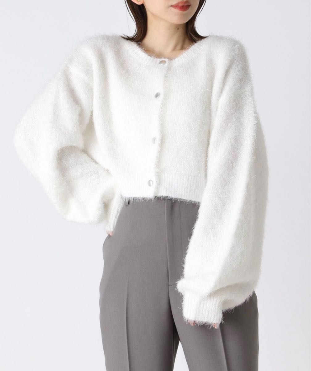 新品未使用タグ付き】〔Heather〕ラメニットショート 新品未使用タグ付き】〔Heather〕ラメニットショート