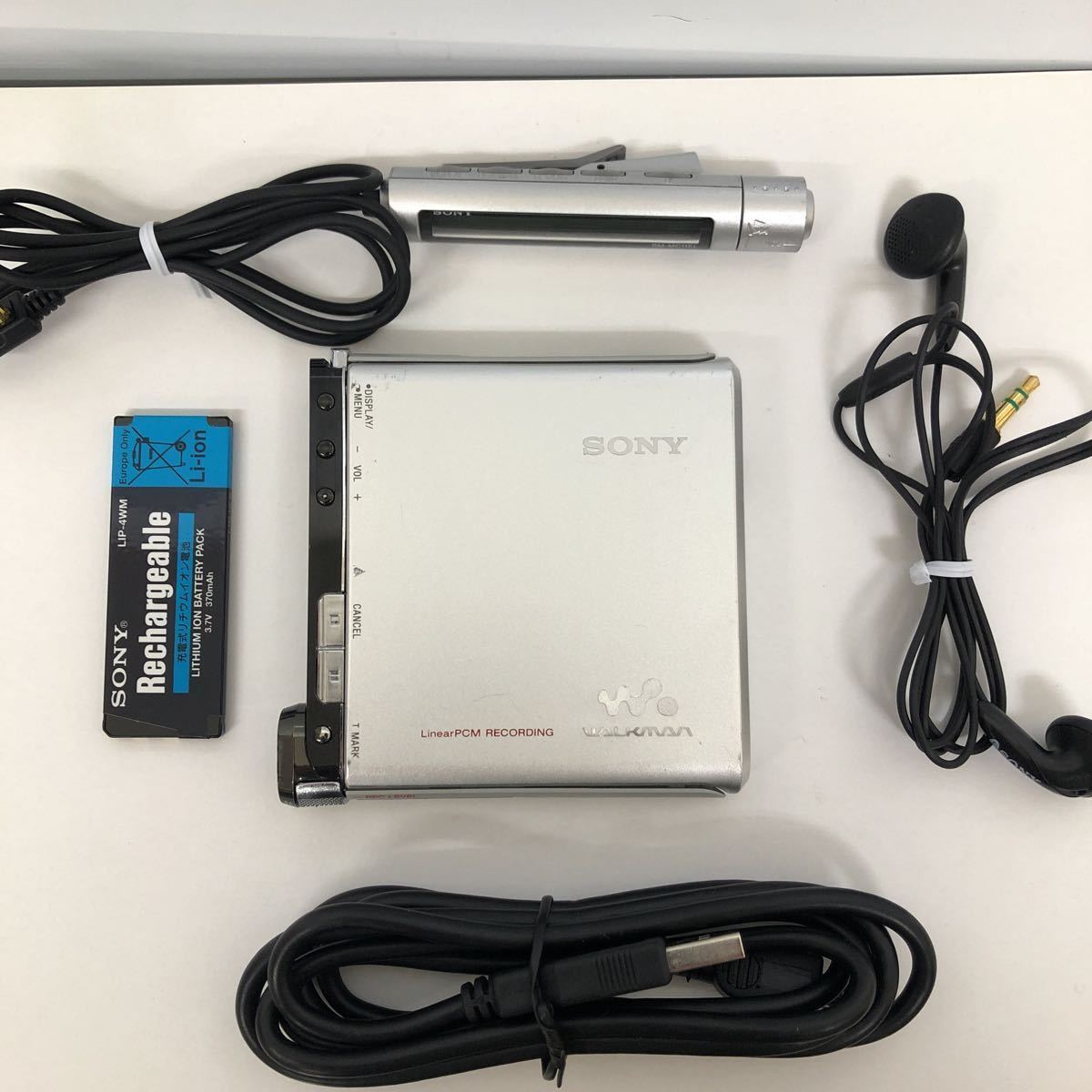 付属品多数】SONY ウォークマン MD プレーヤー MZ-RH1-