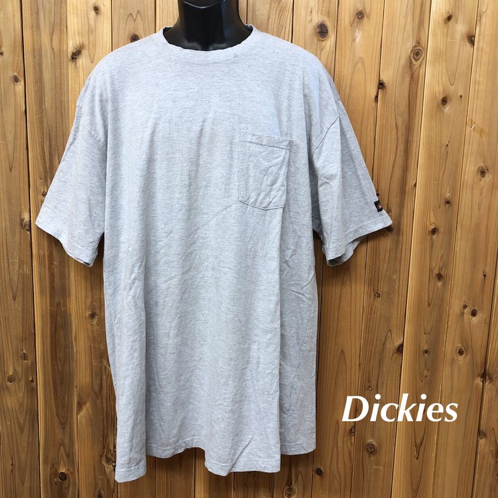 Dickies /Dickies /Men's 2xlt с коротким рукавом T -Forck Tops Tops Tops Plain Work American Casual Old -модный размер