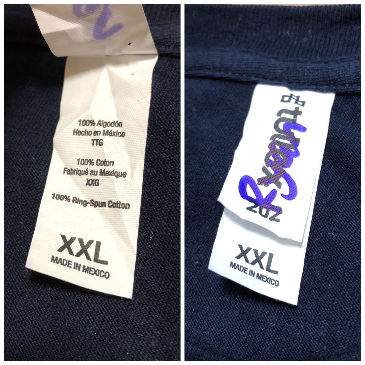 tultex /メンズ2XL ネイビー 半袖Tシャツ ロゴTシャツ トップス HOPE 2021 大きいサイズ アメカジ USA古着_画像8