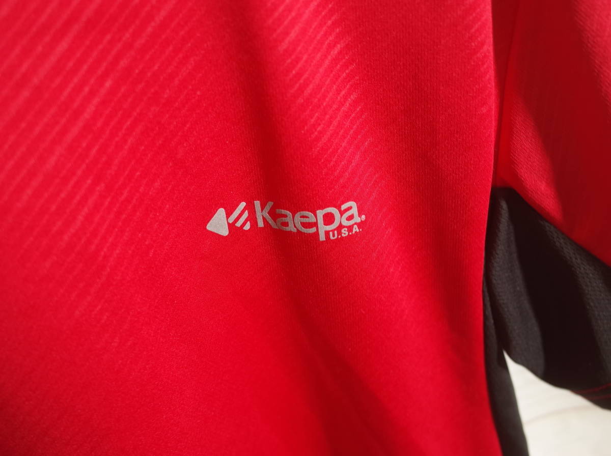 メンズ ph905 Kaepa ケーパ 半袖 トレーニングシャツ Tシャツ M レッド 赤_画像3