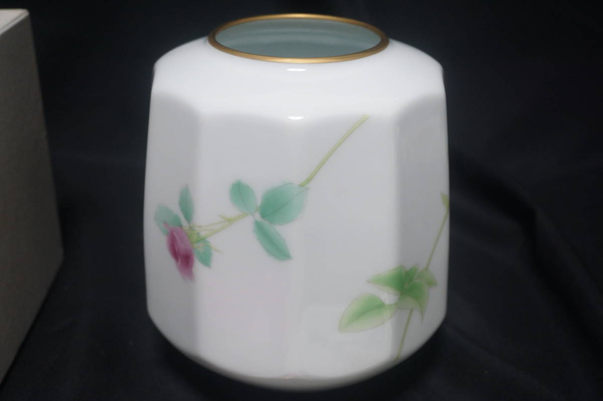 代購代標第一品牌-樂淘letao-【BM10】 松坂屋購入品香蘭社薔薇花瓶1