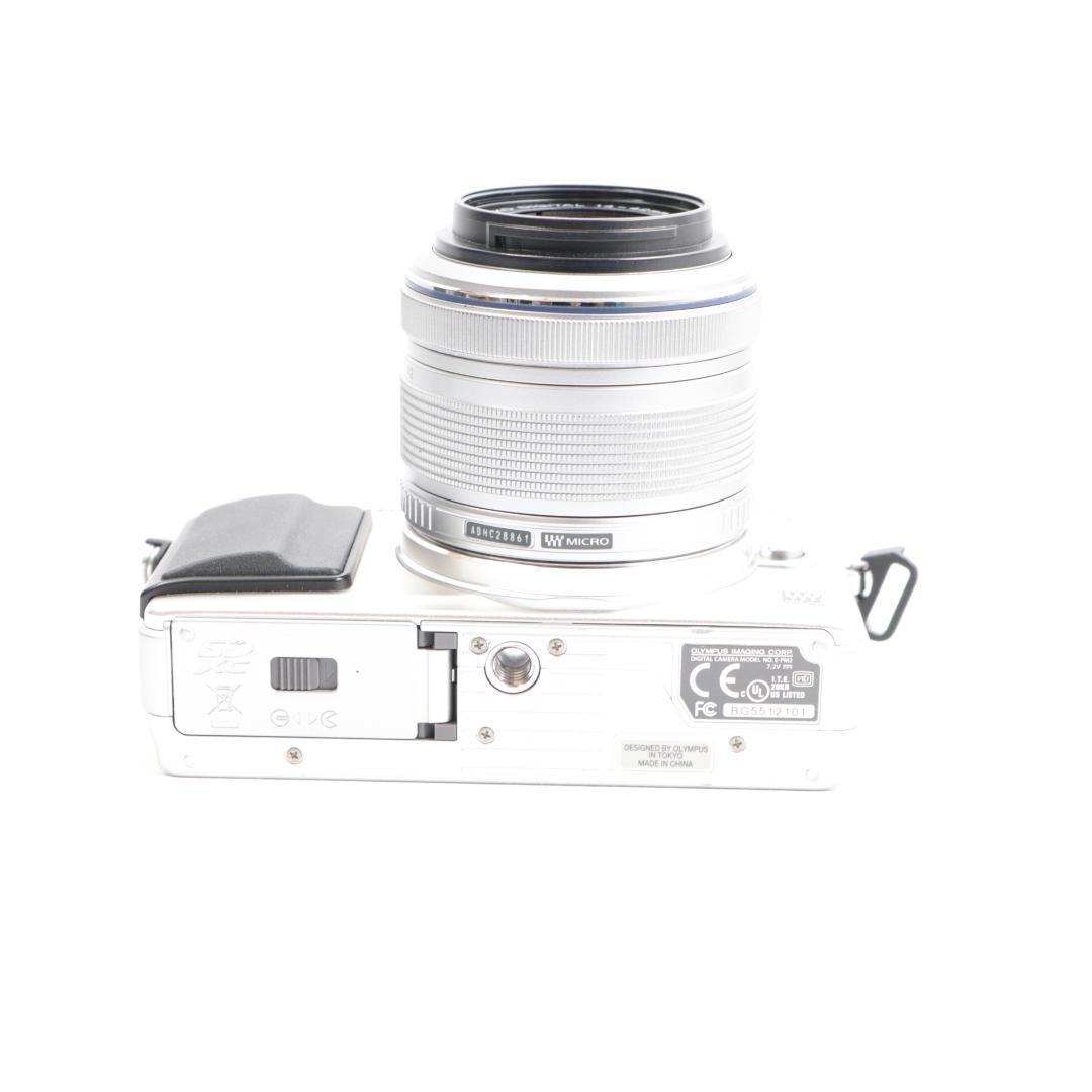 家電・スマホ・カメラOLYMPUS PEN mini E-PM2 ホワイト レンズキットカメラ