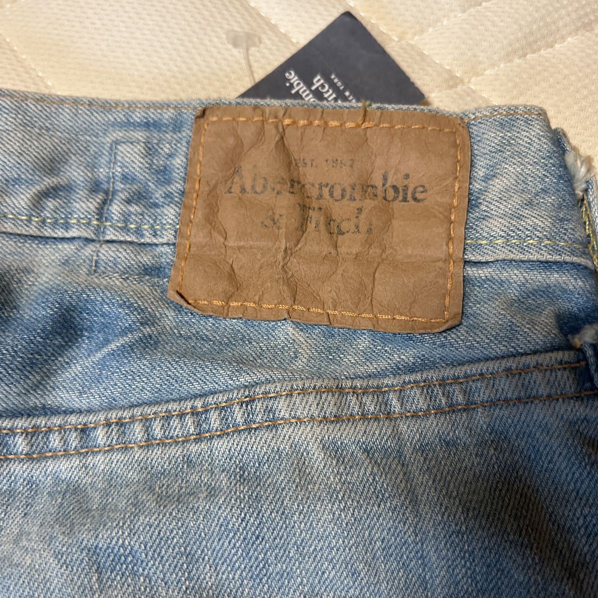 Abercrombie&Fitch アバクロダメージデニム　32×30②_画像7