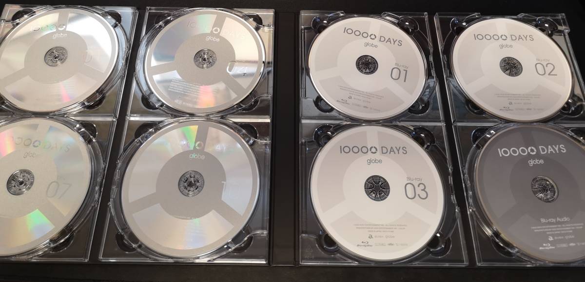 globe　AL12枚組+Blu-ray5枚組　10000 DAYS　外箱　先着特典A4クリアファイル　外装フィルム付き_画像4