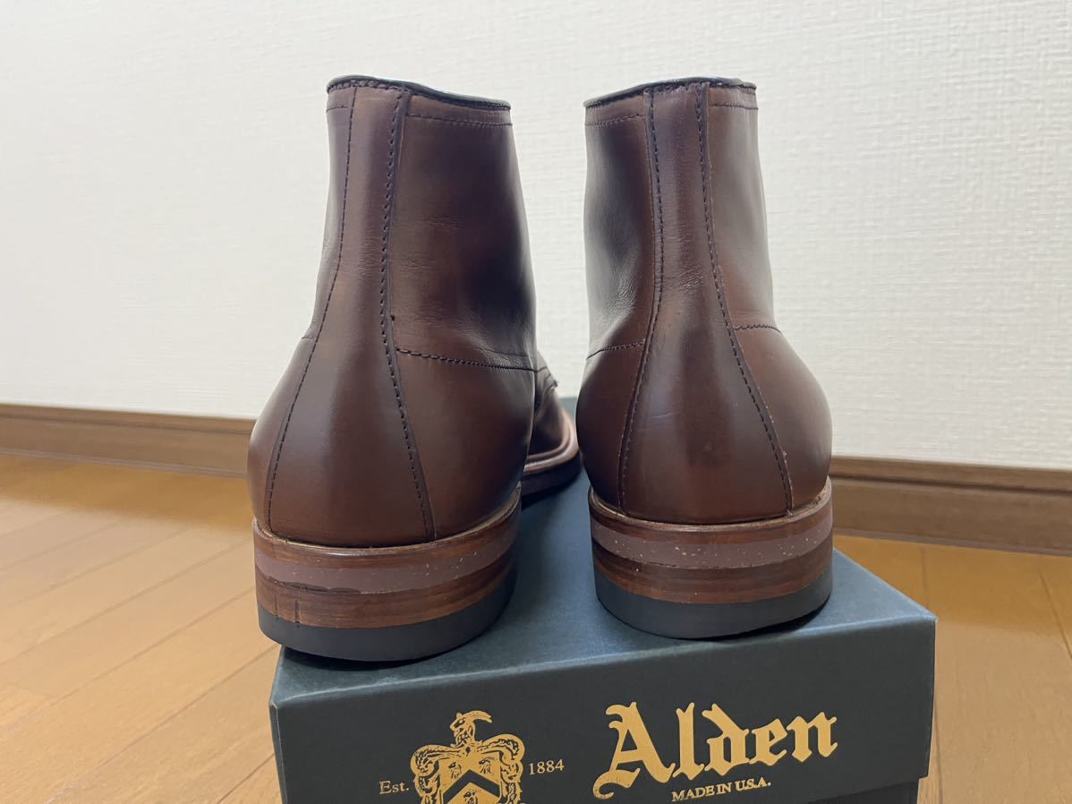 華麗 【美品】Alden オールデン 403 インディーブーツ 10.5 28.5 10.5