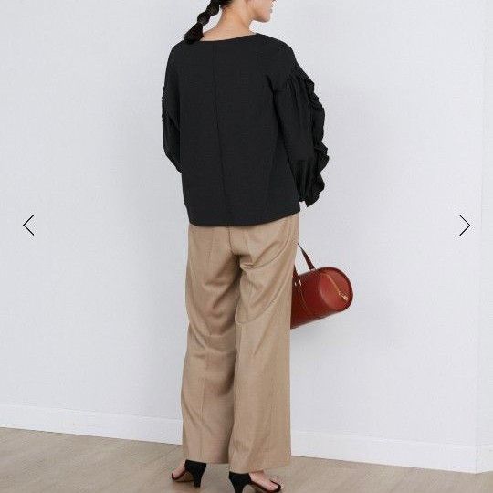 美品 秋物 INED タフタスリーブカットソー|Yahoo!フリマ(旧PayPay