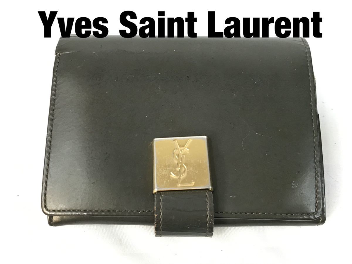 YVES SAINT LAURENT 二つ折り財布-