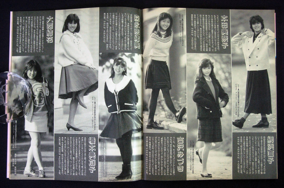週刊明星 1985年1月24日号 クラッシュギャルズ(水着) 菊池桃子 週刊明星 1985年1月24日号 クラッシュギャルズ(水着) 菊池桃子