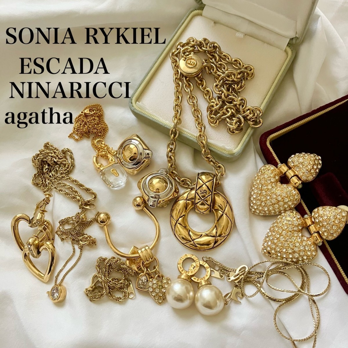 非売品 アクセサリーまとめ vintage ソニアリキエル ニナリッチ agatha