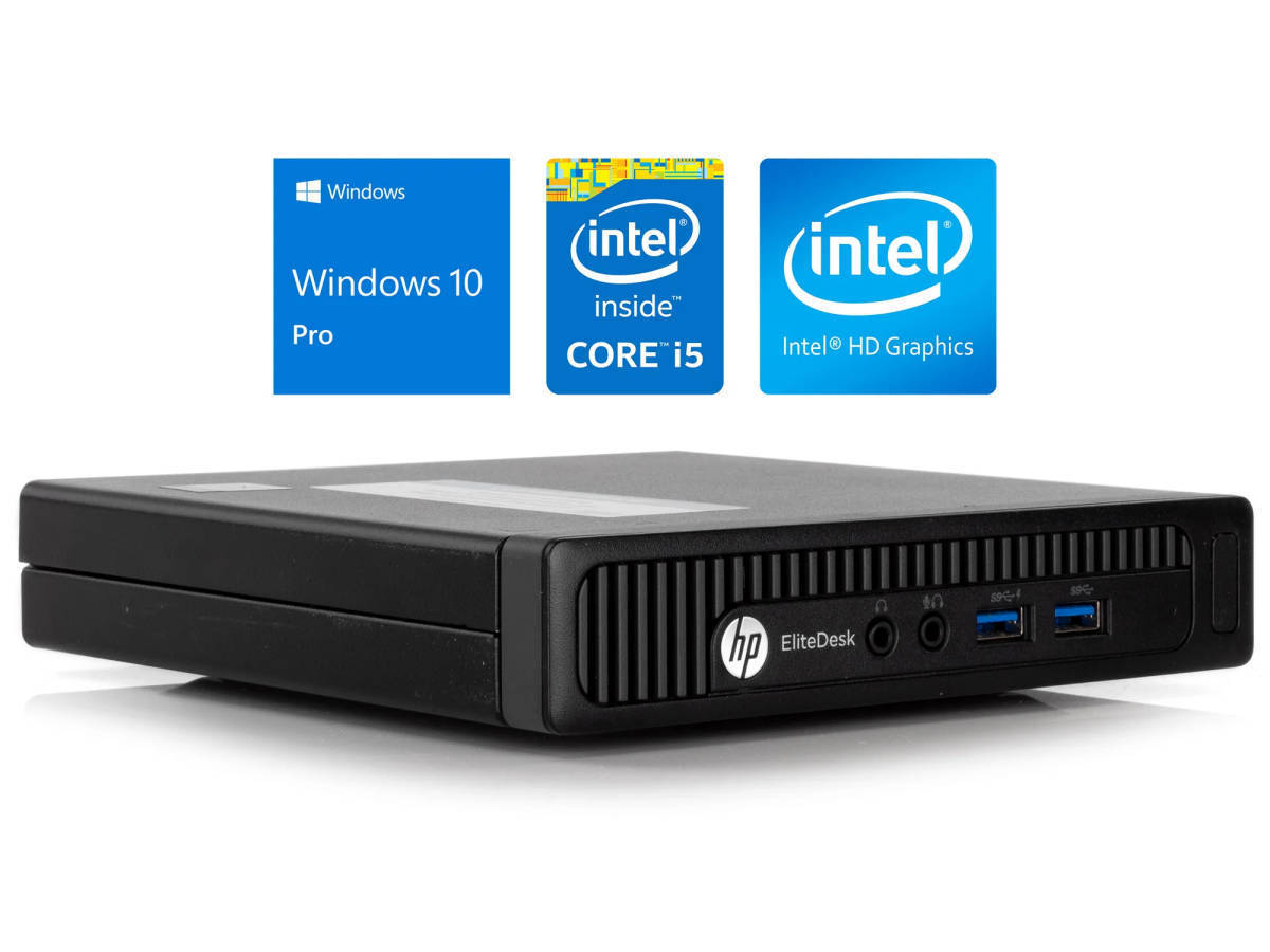 【期間限定セール品】HP-800G1 超小型パソコン本体　Corei5-第四世代搭載・4GB・500GB・Win10Pro・Office2021・無線LAN付き　大量在庫