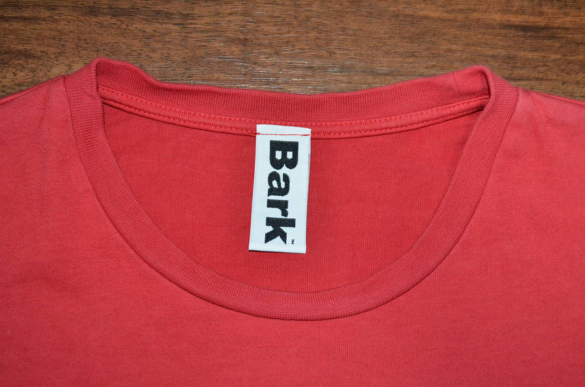 ●即決有り！バーク Bark 無地ポケットTシャツ XS レッド イタリア製 良品_画像3