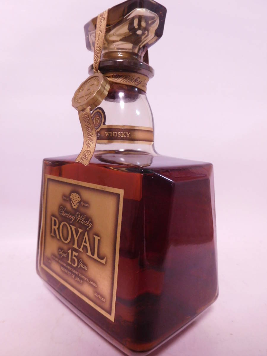 ★古酒☆ サントリー ローヤル 15年 ＜ゴールドラベル＞ 750ml 43% ☆シェリー樽貯蔵☆SUNTORY WHISKY ROYAL Sherry Cask aged 15 years★_画像5