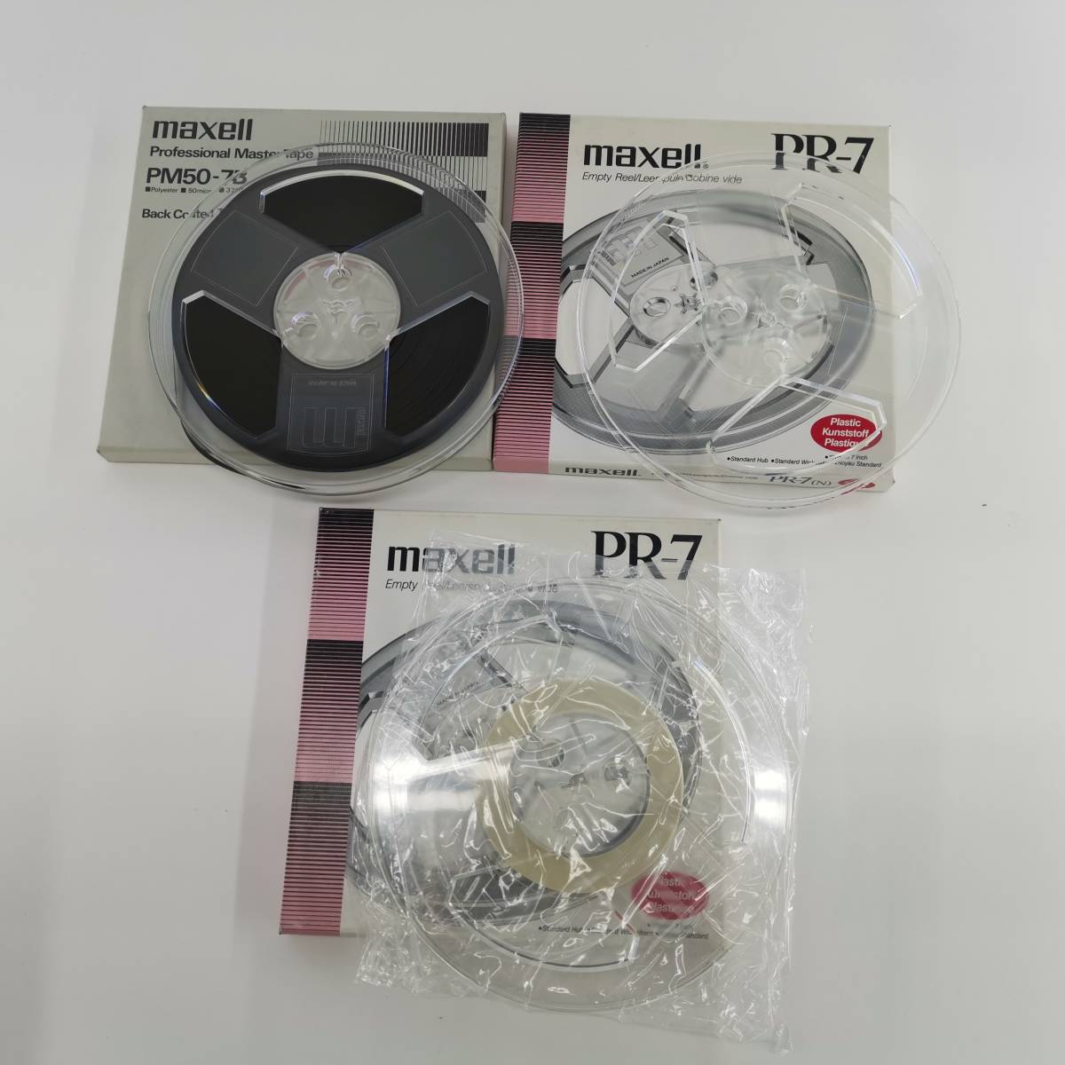送料無料 maxell マクセル PR-7 PM50-7B オープンリールテープ 空