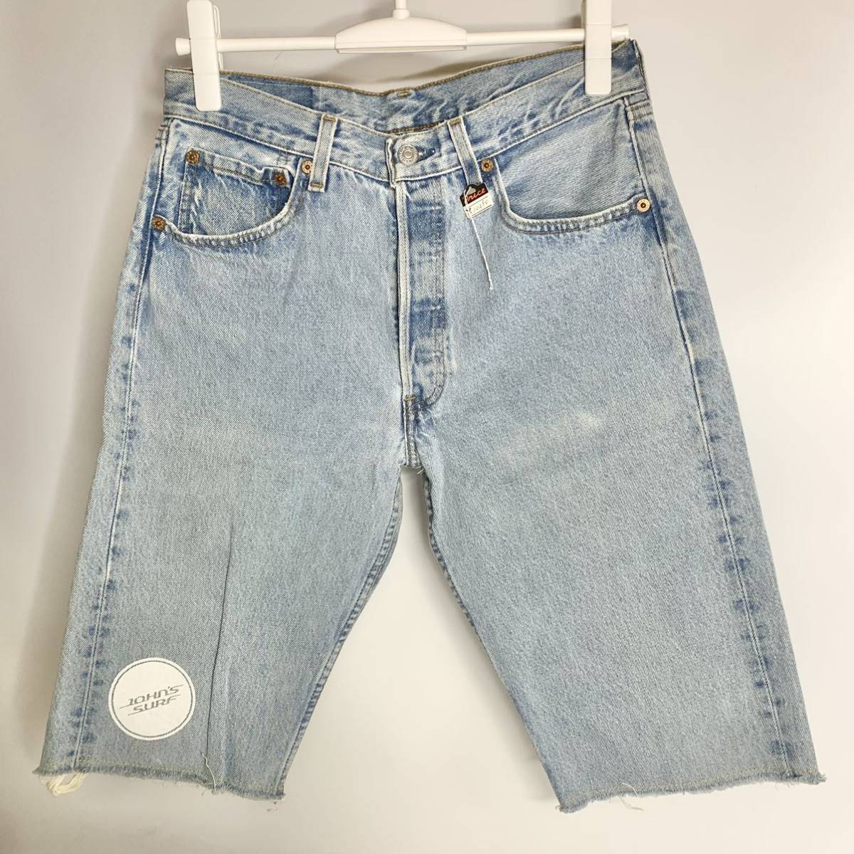 リーバイス　Levi's　カットオフ　デニム　ショートパンツ　ハーフパンツ　ジーンズ　JOHN'S SURF　ジョンズサーフ　メンズ　30　綿_画像1