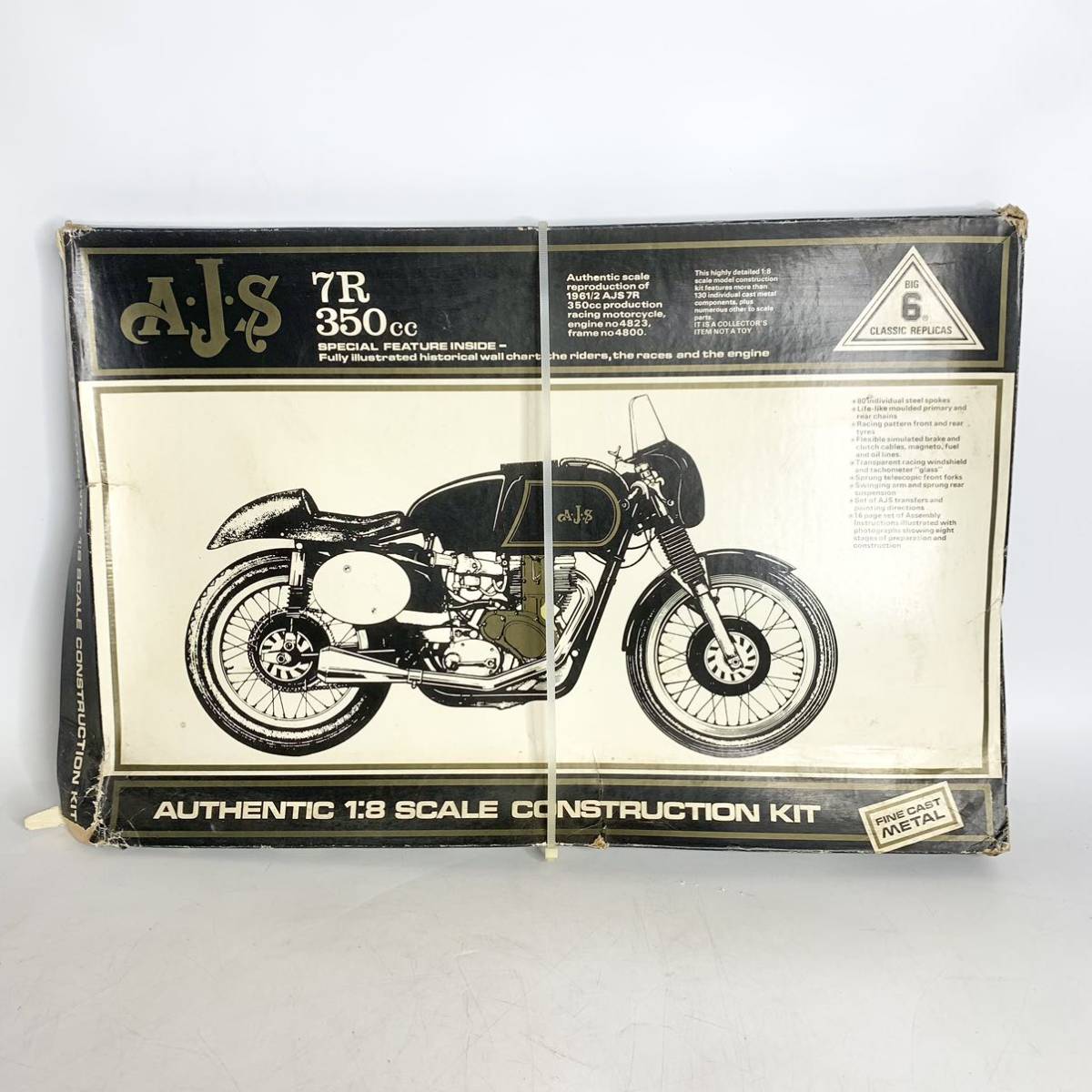 未開封　AJS 7R 350cc　1/8　METAL　メタル　バイク　モーターサイクル　BIG 6 CLASSIC REPLICAS　クラシック