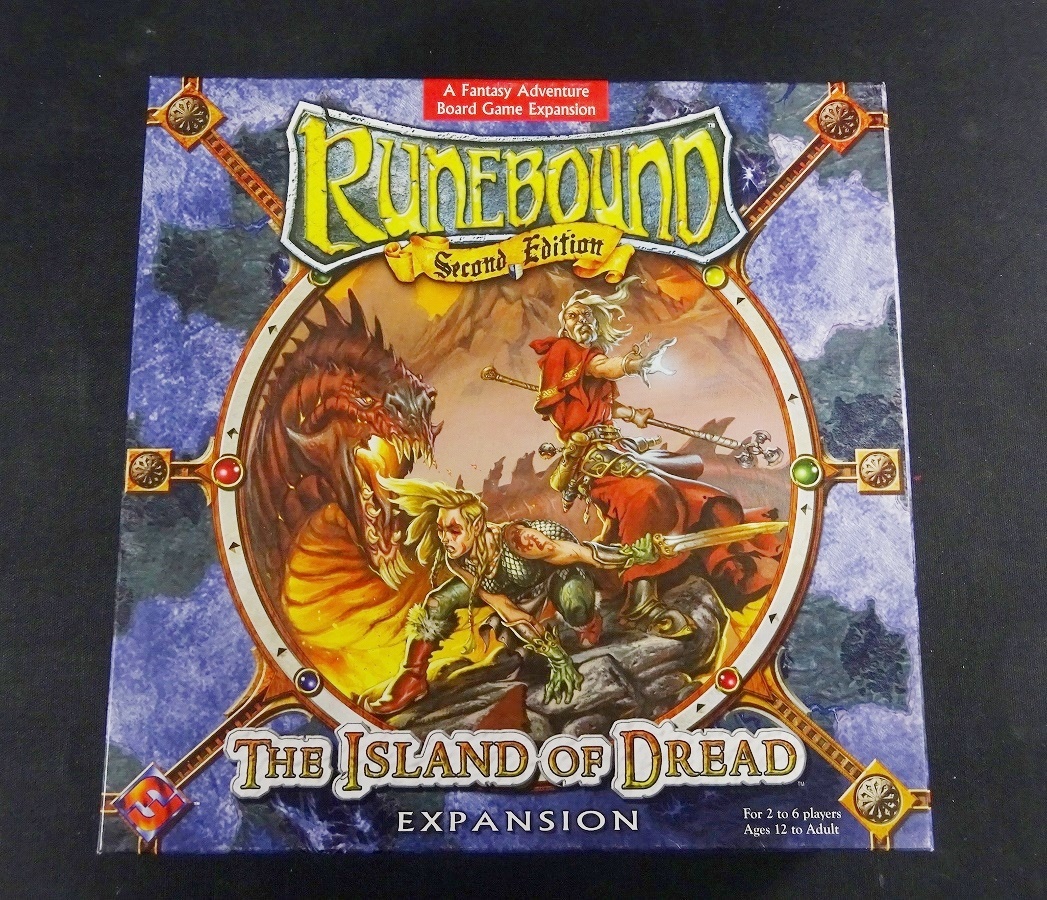 818■ルーンバウンド 拡張版 恐怖の島 和訳付 ボードゲーム Runebound：The Island of Dread