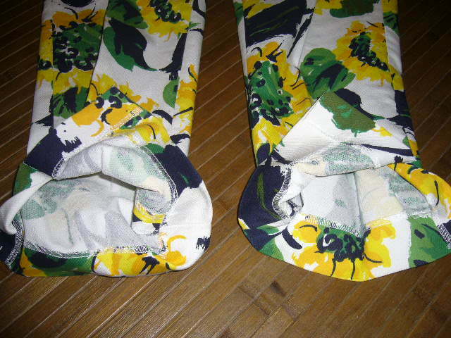 281-48*: PART2 BY JUNKO SHIMADA part 2 Junko Shimada Sabrina pants . minute height pants sizeS degree color. white floral print 