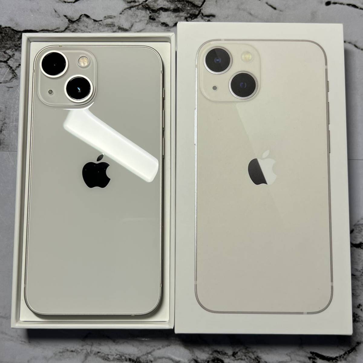 iPhone13mini 256GB スターライト MLJK3J/A ホワイト-