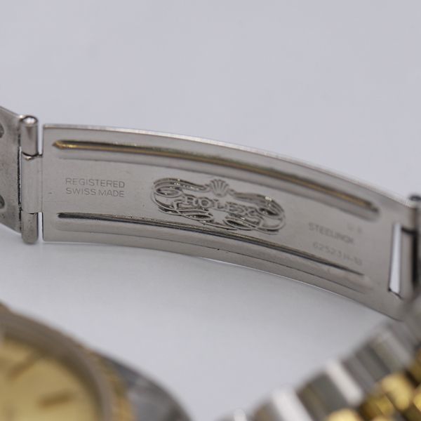 1円 ロレックス デイトジャスト 16233 YG×SS AT/自動巻 ゴールド文字盤 メンズ腕時計 OGH 0281160の画像5
