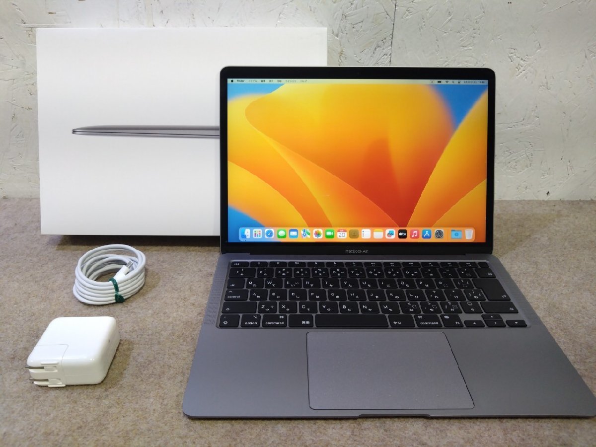 1円 美品 Apple MacBook Air MGN73J/A (M1 2020) 13インチ 8コア OS